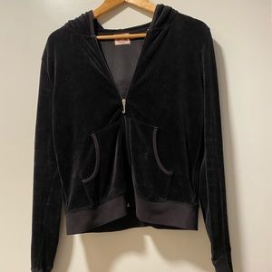 Juicy Couture Black Fleece Zip